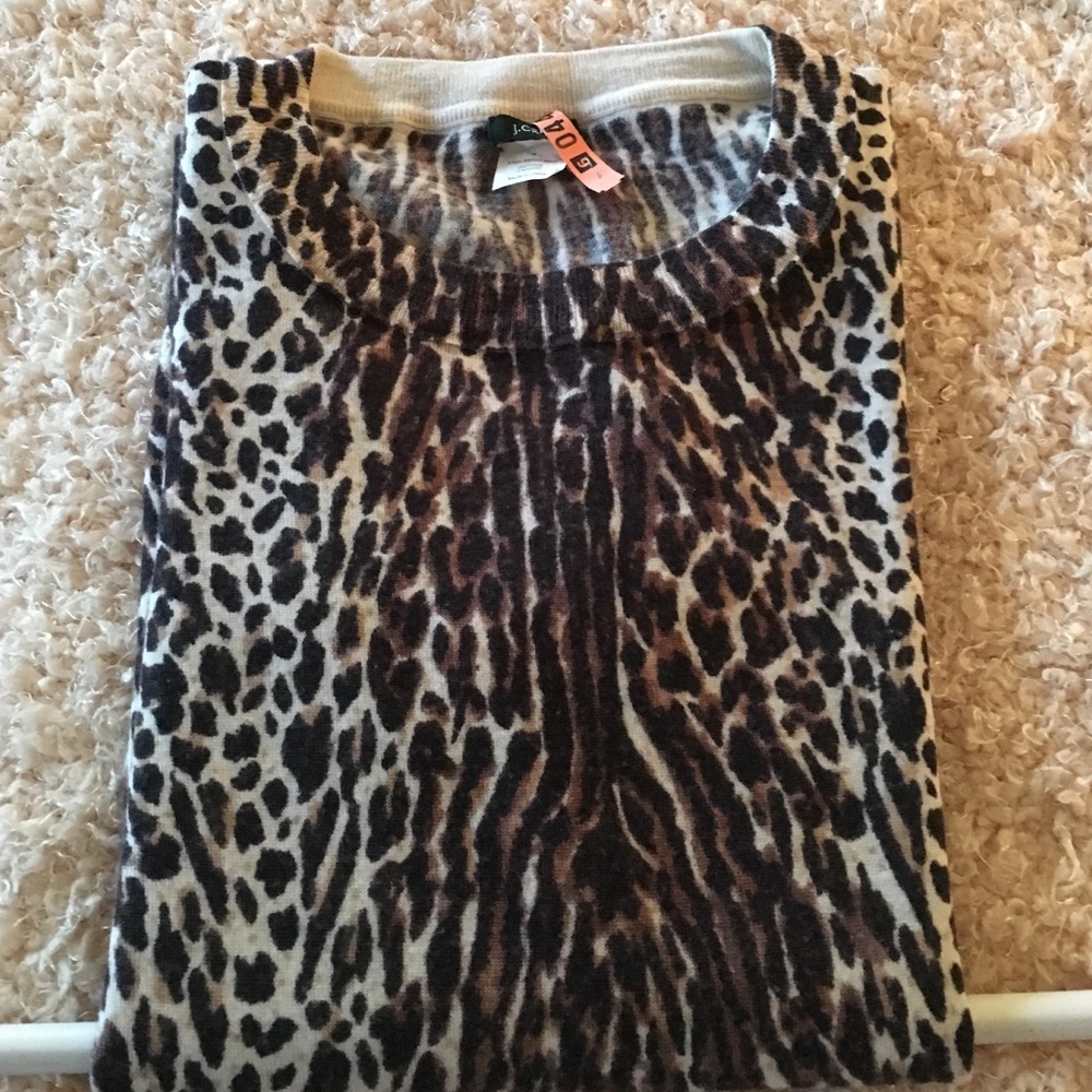 J.Crew Tippi sweater in leopard‎ - Picture 2 of 5